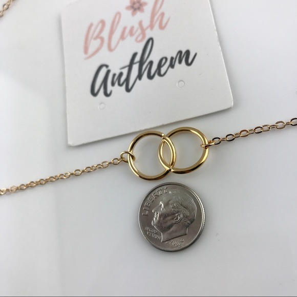 3 for $25⚡️double circle necklace - Picture 4 of 8